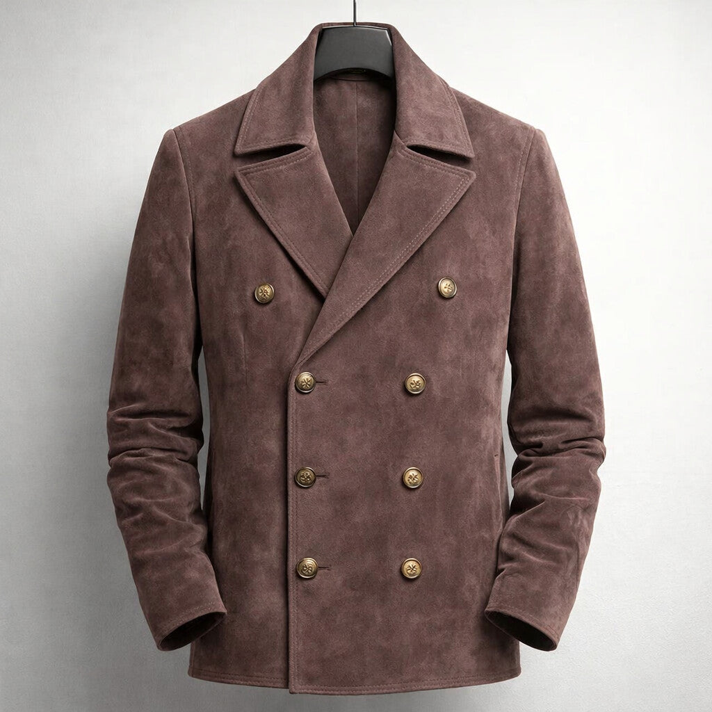 Vittorio Suede Peacoat