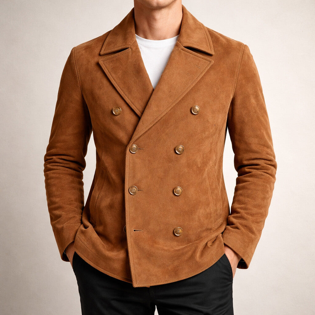 Vittorio Suede Peacoat