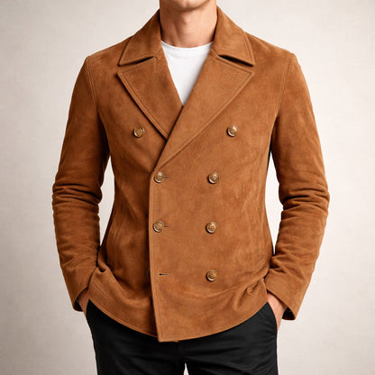 Vittorio Suede Peacoat