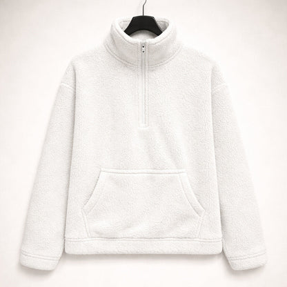 Elena Half-Zip Textured Pullover