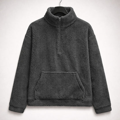 Elena Half-Zip Textured Pullover
