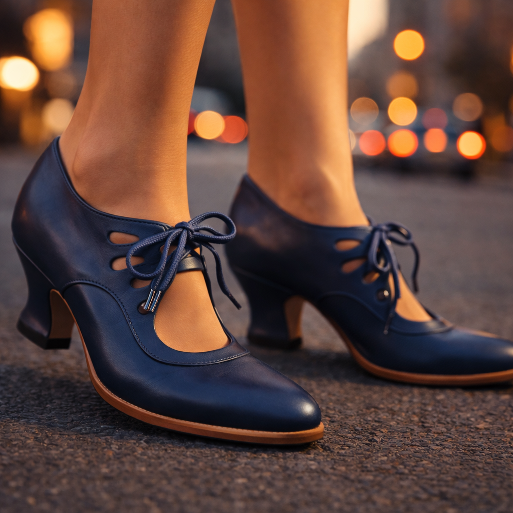 Elodie Lace Up Heels