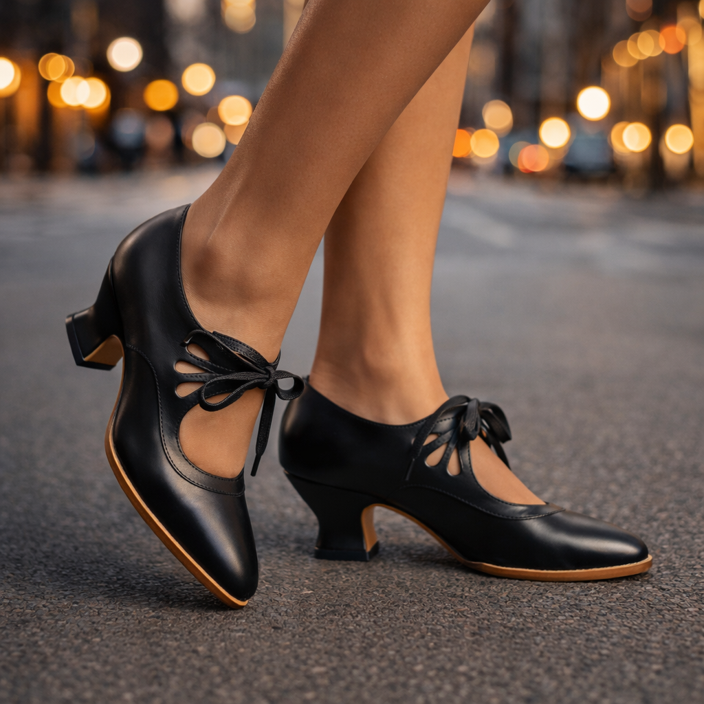 Elodie Lace Up Heels
