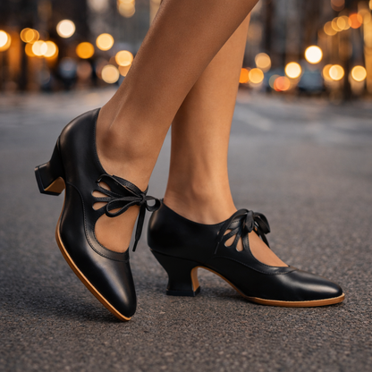Elodie Lace Up Heels