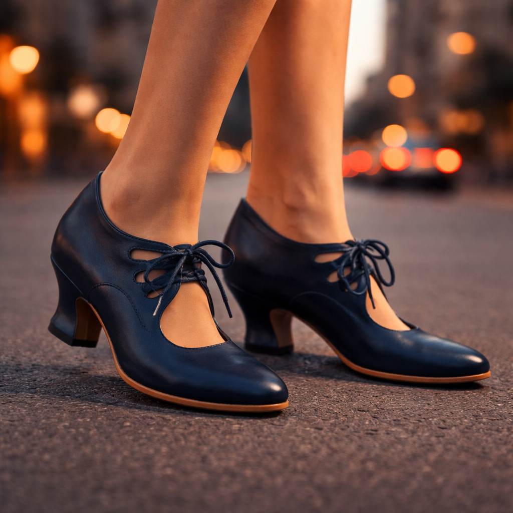 Elodie Lace Up Heels