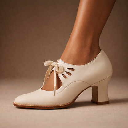 Elodie Lace Up Heels