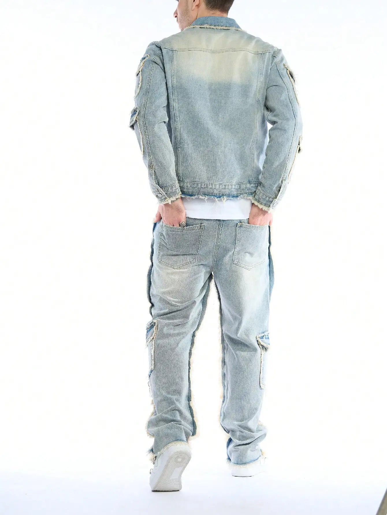 Hawke Distressed Denim Set