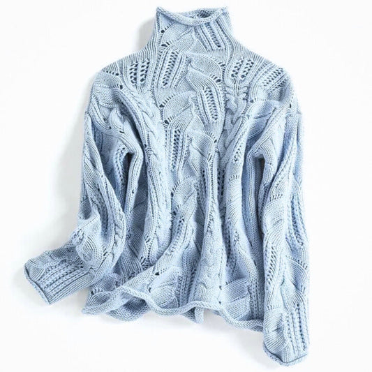 Juno Cable Knit Cashmere Sweater