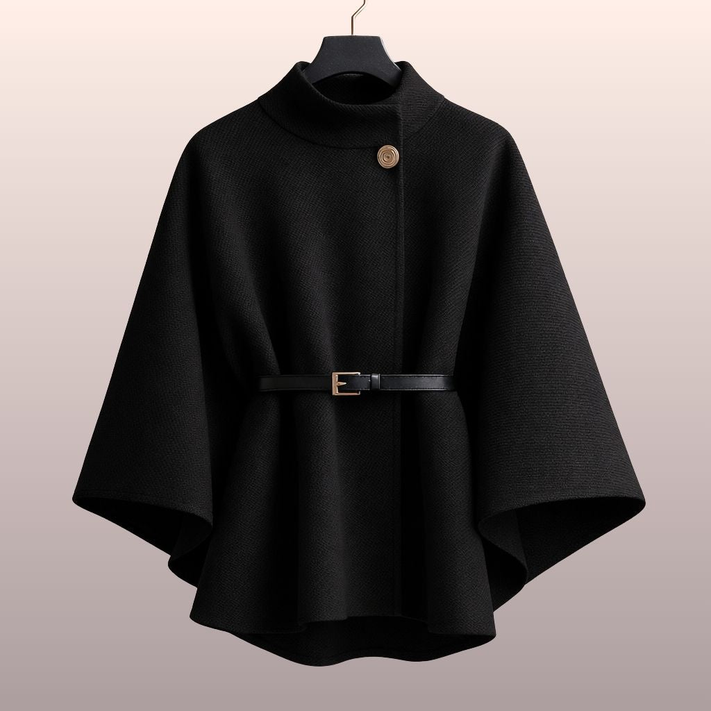 Valentina Belted Cape Jacket