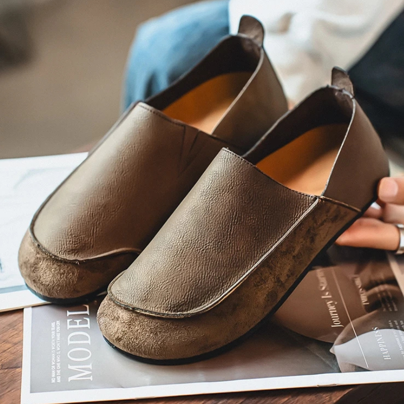 Colton Suede & Leather Slip-Ons
