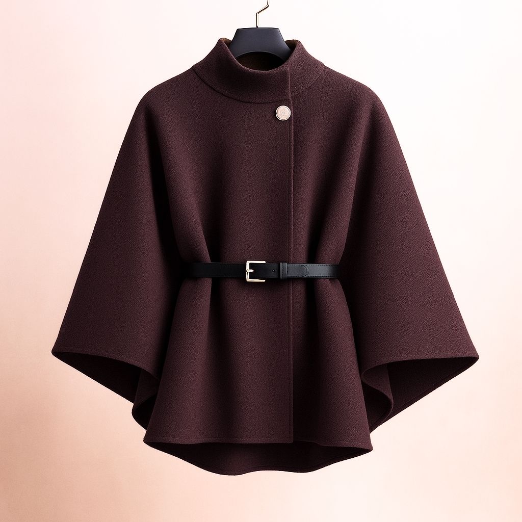 Valentina Belted Cape Jacket