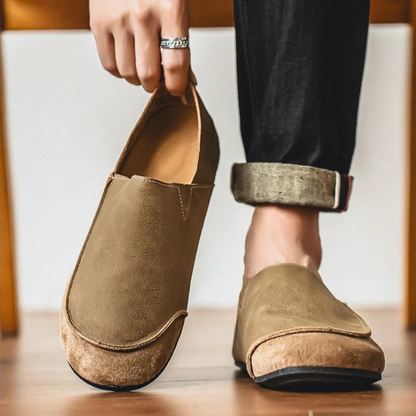 Colton Suede & Leather Slip-Ons
