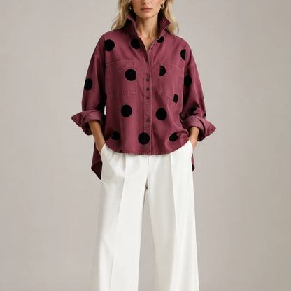 Dotty Denim Overshirt
