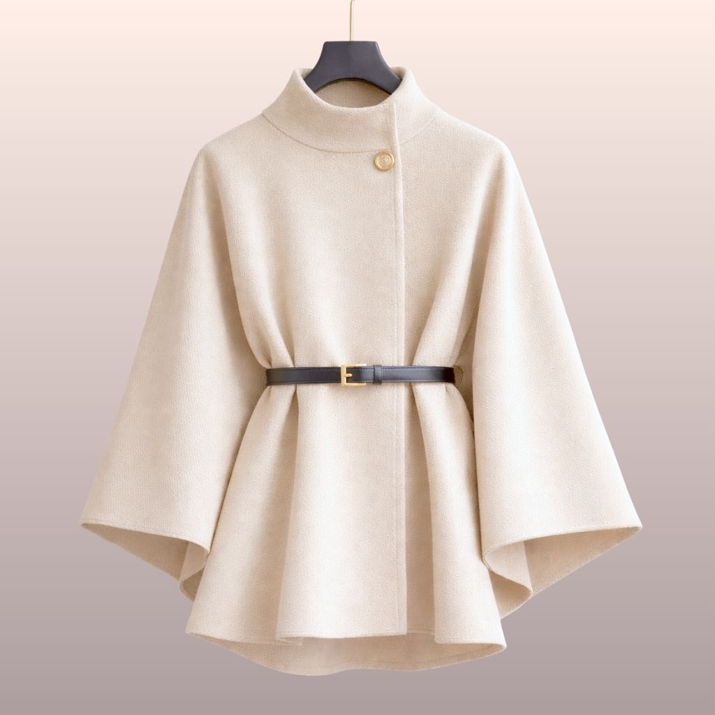 Valentina Belted Cape Jacket