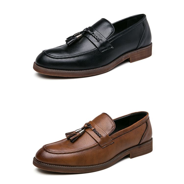 Luciano Leather Tassel Loafers