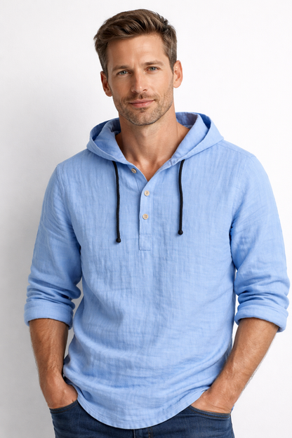 The Coastal Linen Hoodie