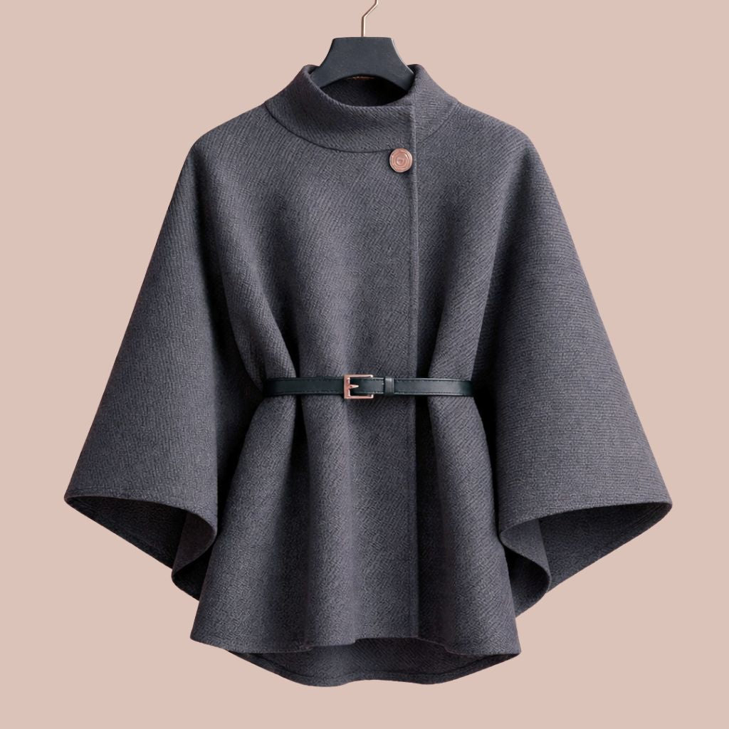 Valentina Belted Cape Jacket