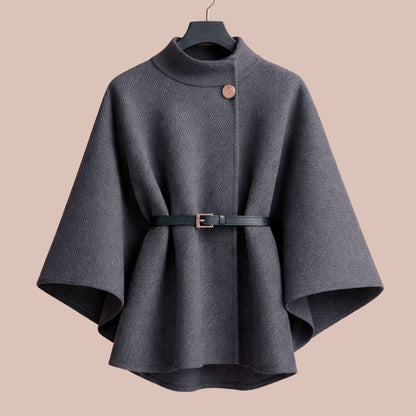 Valentina Belted Cape Jacket