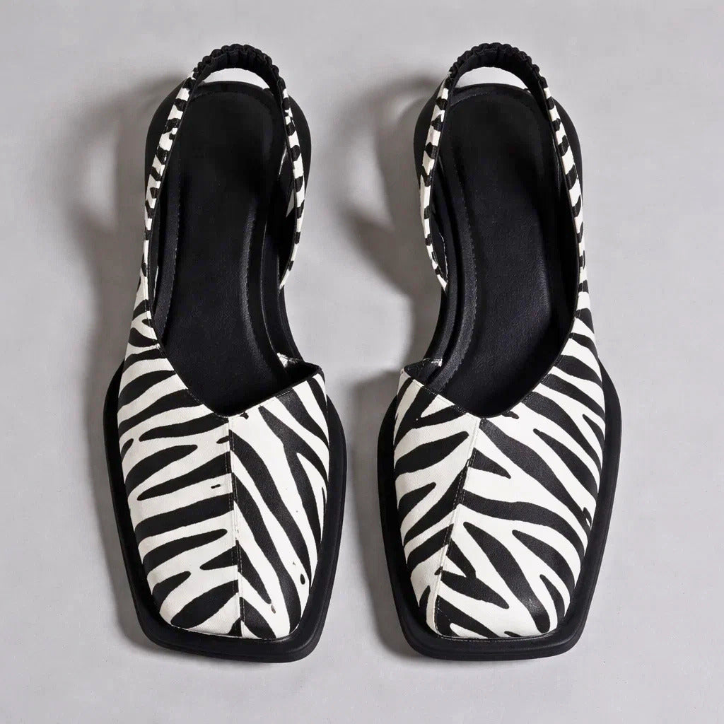 Mayfair Square-Toe Flats