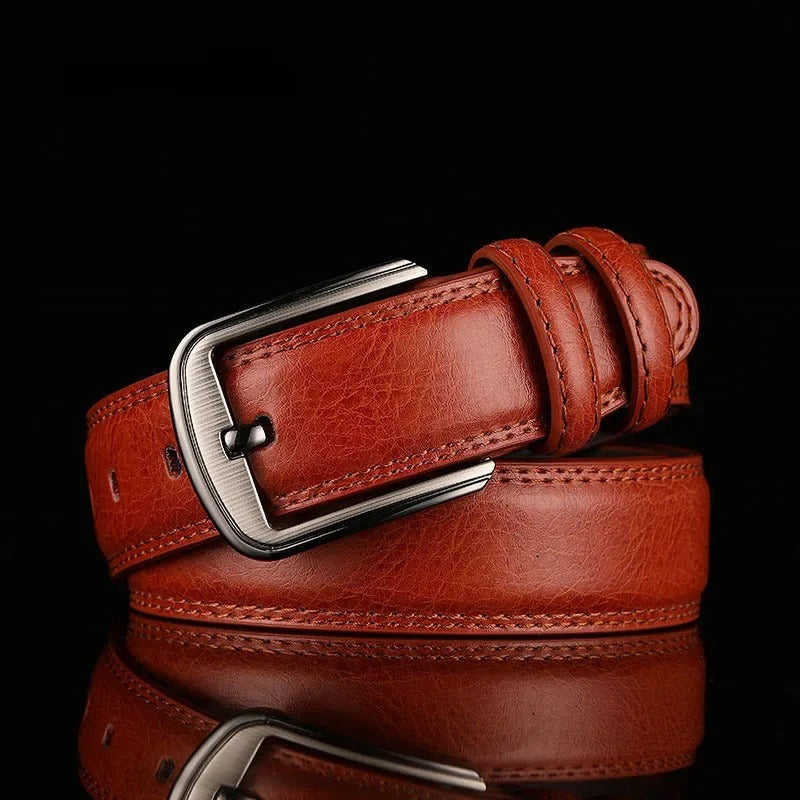 Stalwart 100% Cowhide Belt