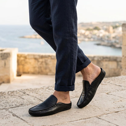 Corbin Leather Mules