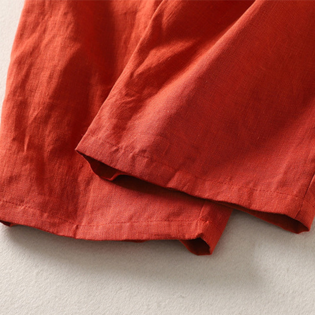 Vanessa 100% Linen Relaxed Pants