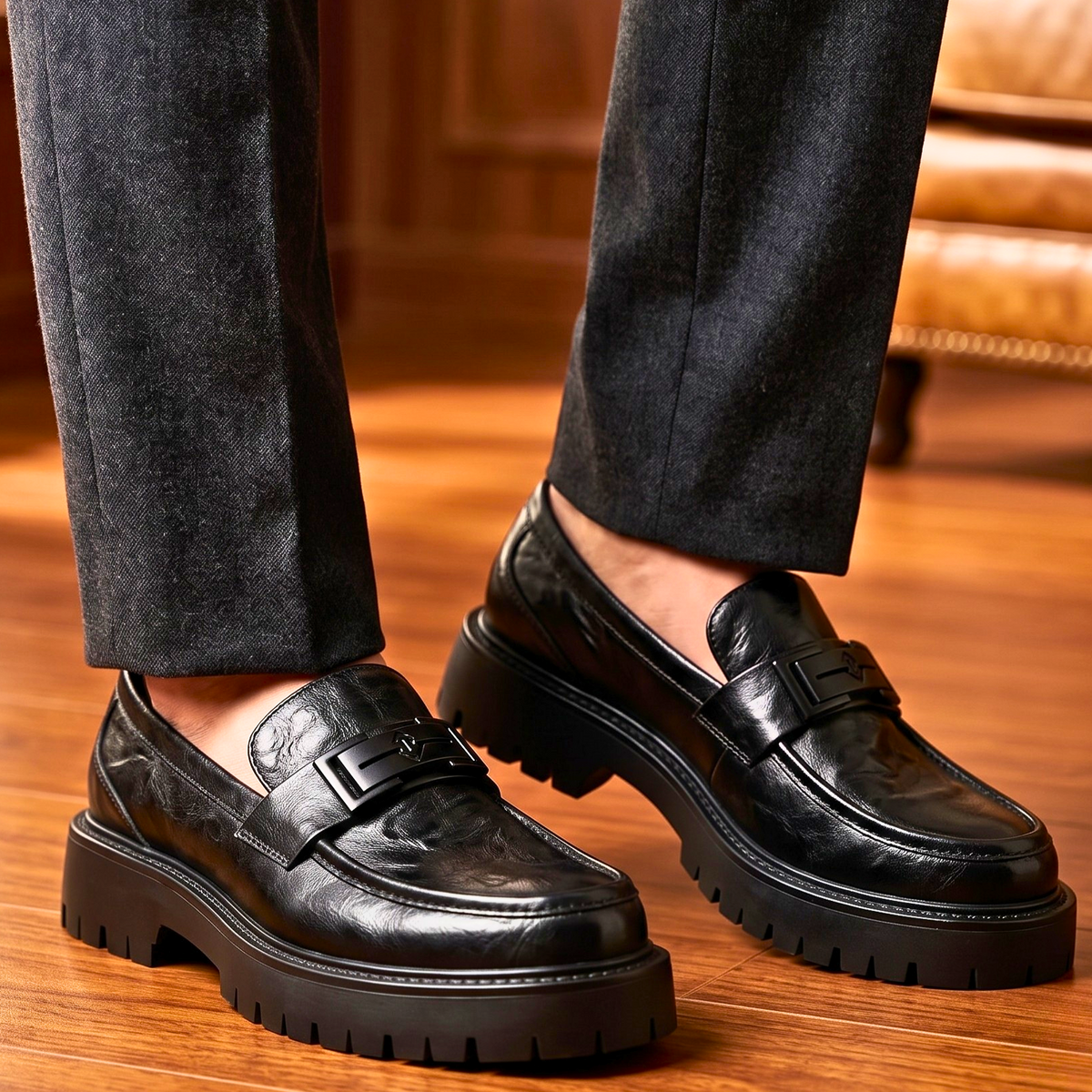 Cormac Buckle Derby Shoes
