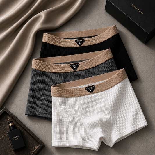 Norwell Luxe Waffle Boxer Briefs