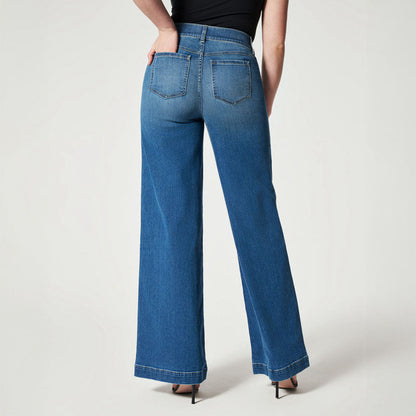 Elisa High-Waist Wide-Leg Jeans