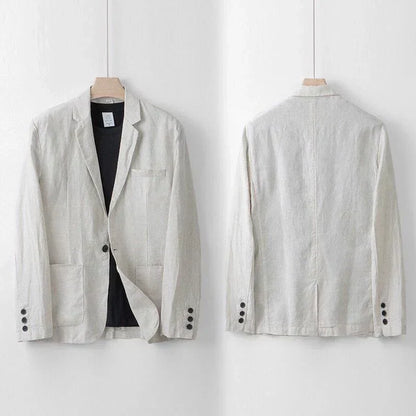 Bastian Linen Blend Suit Set