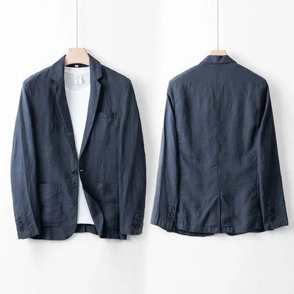 Bastian Linen Blend Suit Set