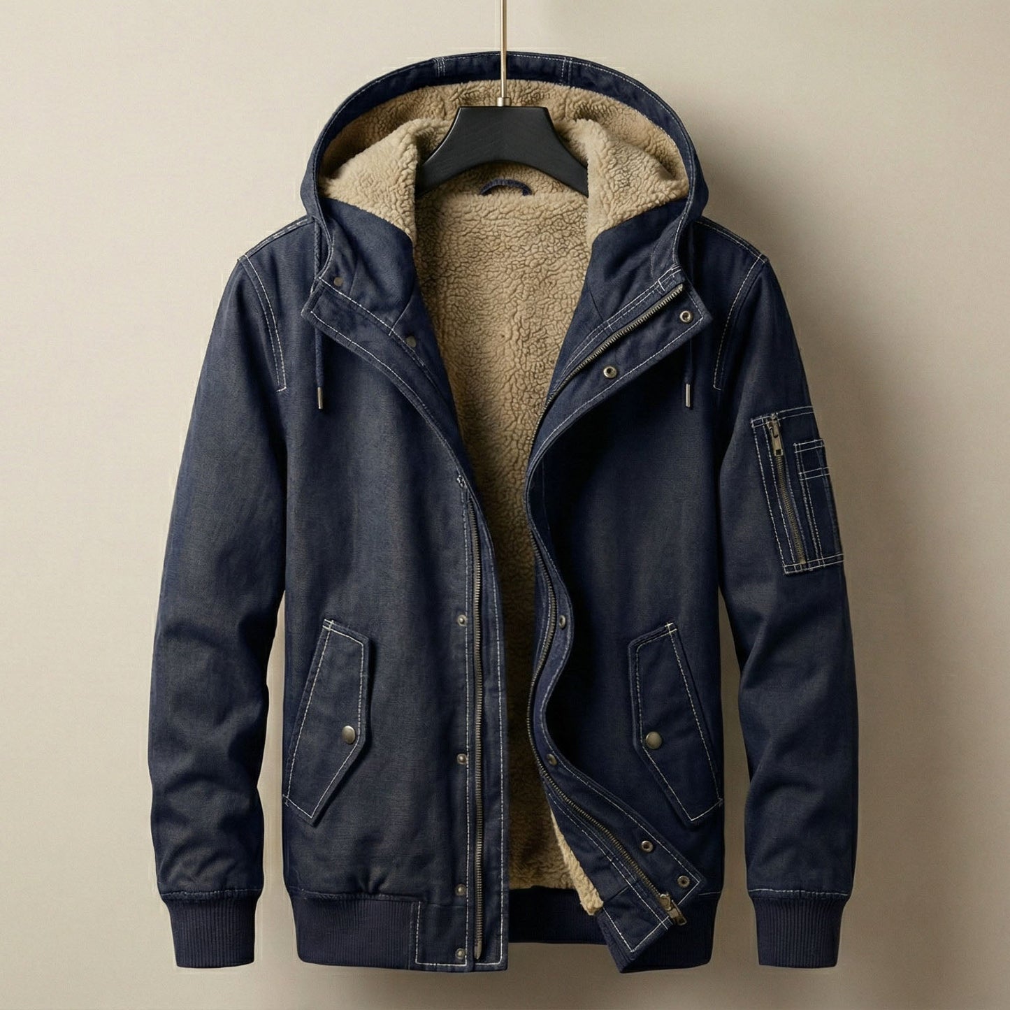 Matteo Lined Hooded Jacket