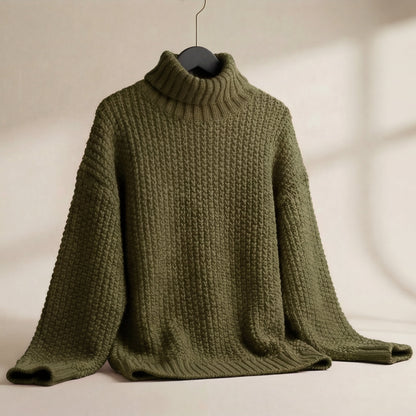 Valeria Cotton Turtleneck Knit