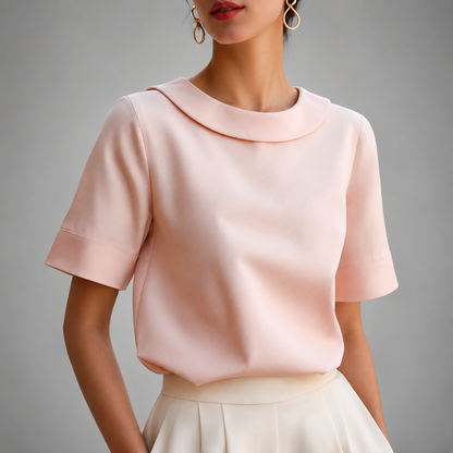 Marlowe Round Neck Blouse