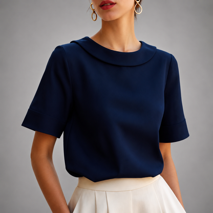 Marlowe Round Neck Blouse