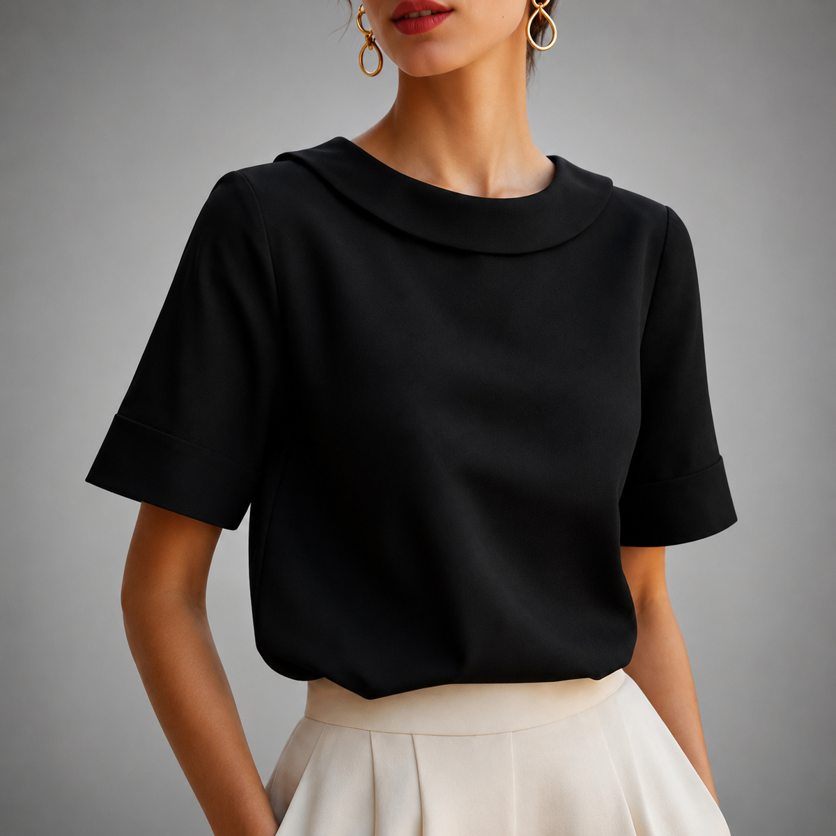 Marlowe Round Neck Blouse