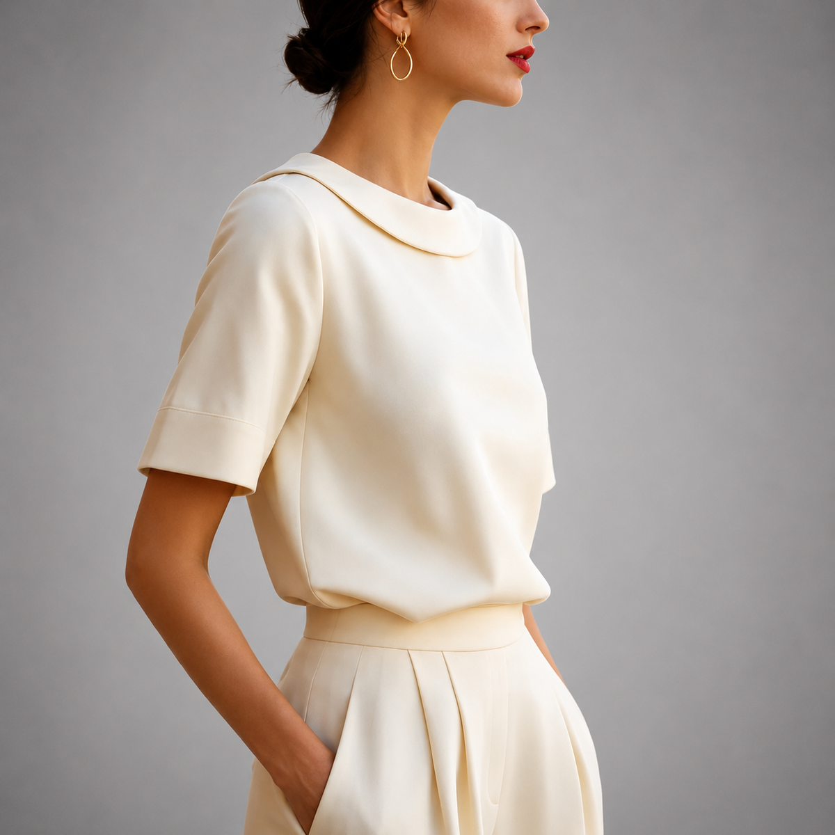 Marlowe Round Neck Blouse
