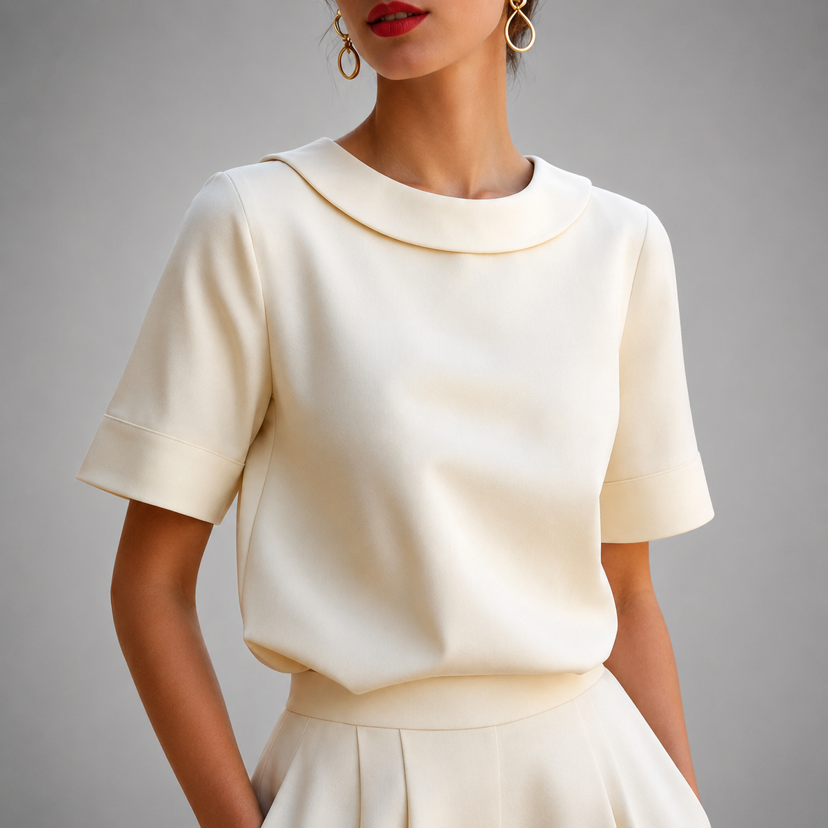 Marlowe Round Neck Blouse