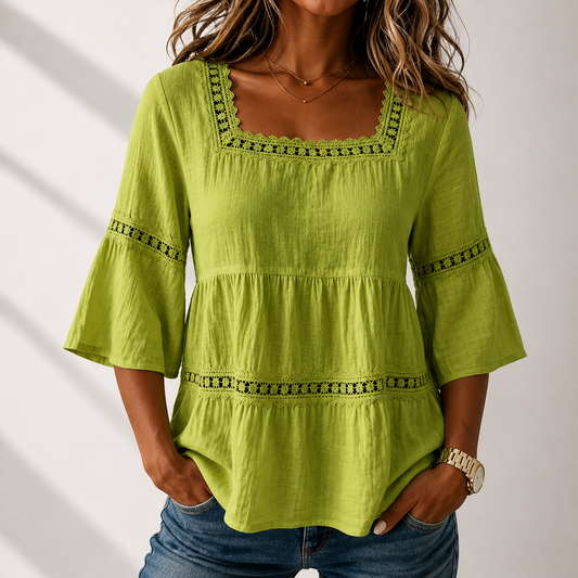 Ivy Square Neck Blouse