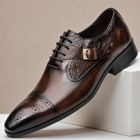 Merrick Brogue Leather Shoes