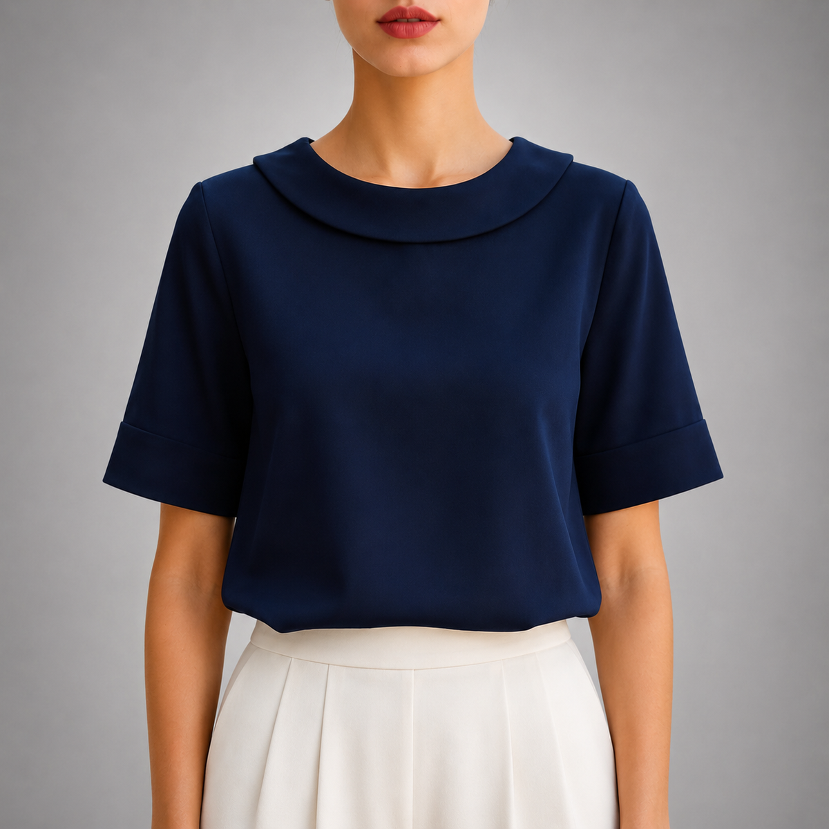 Marlowe Round Neck Blouse