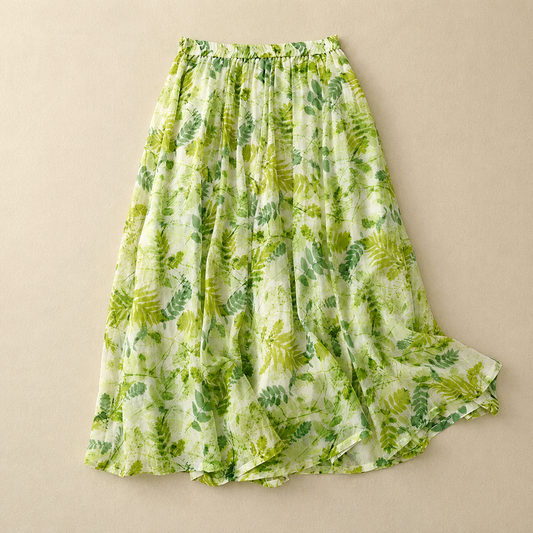 Wren Botanical Midi Skirt