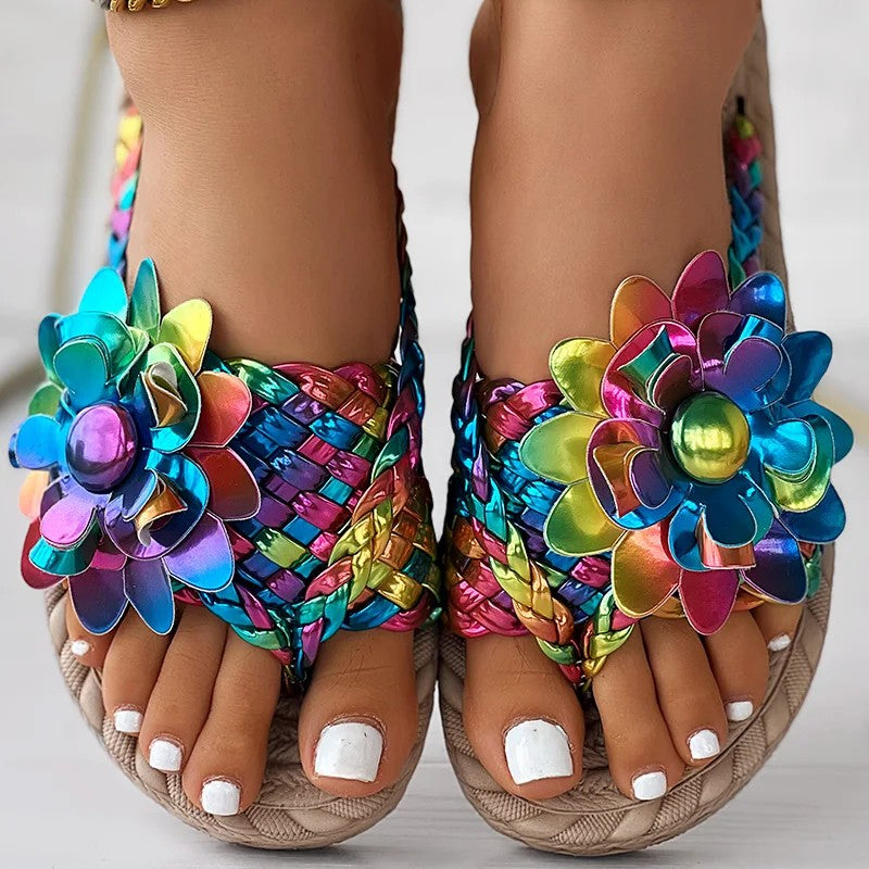 Soleil Floral Sandals