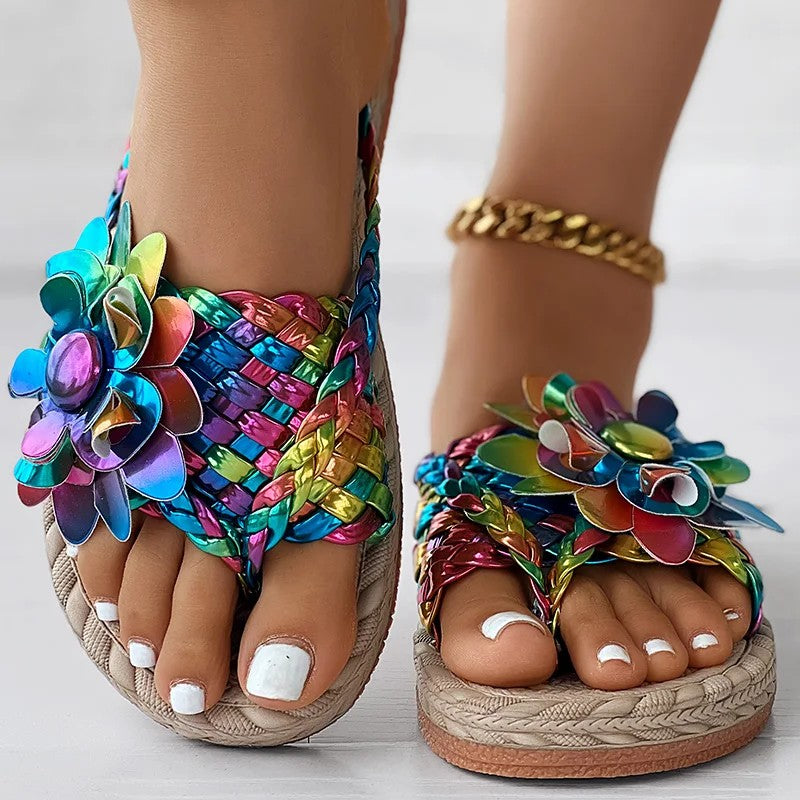 Soleil Floral Sandals