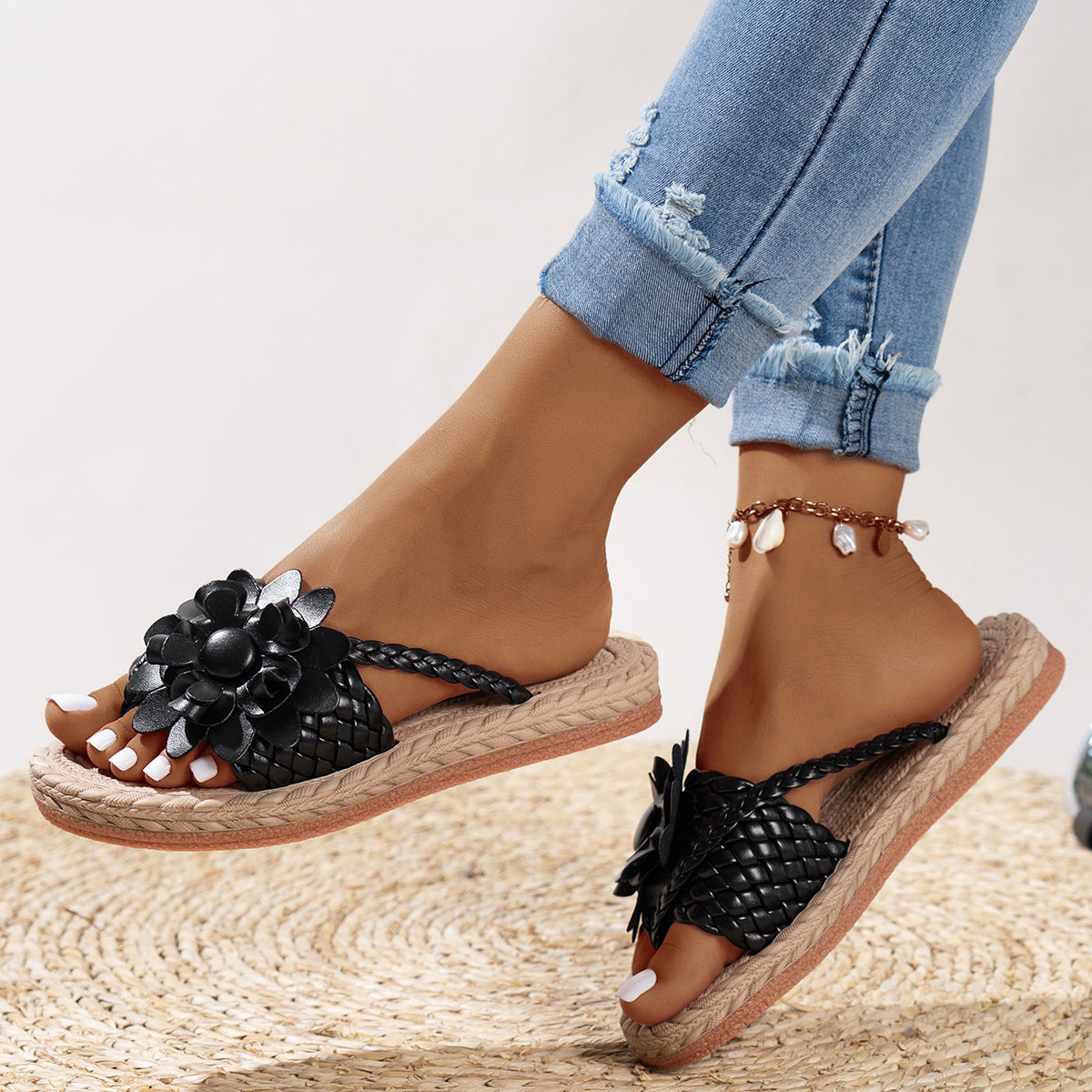 Soleil Floral Sandals
