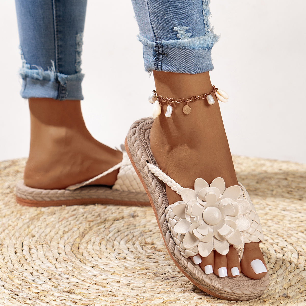 Soleil Floral Sandals