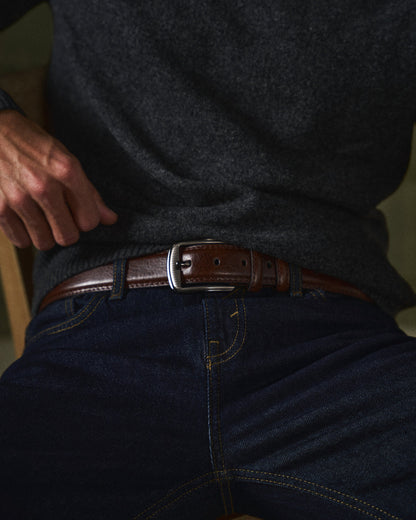 Stalwart 100% Cowhide Belt