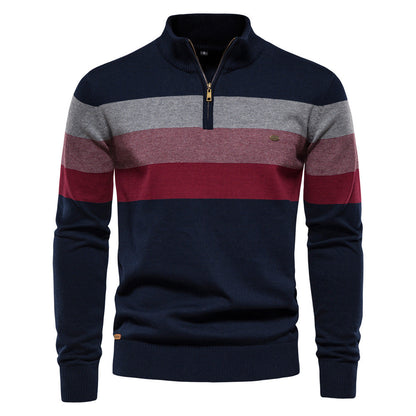 Finlay Cotton Half Zip Jumper