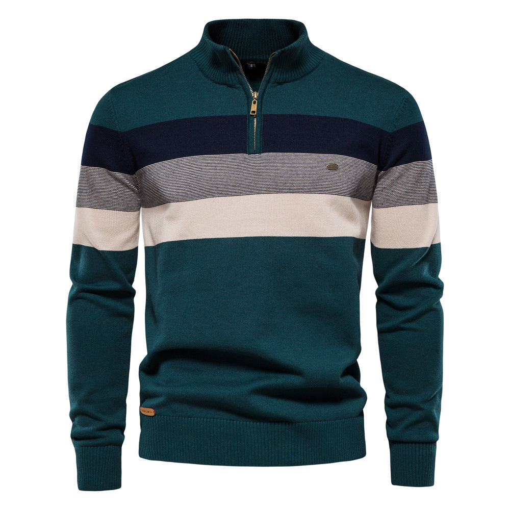 Finlay Cotton Half Zip Jumper