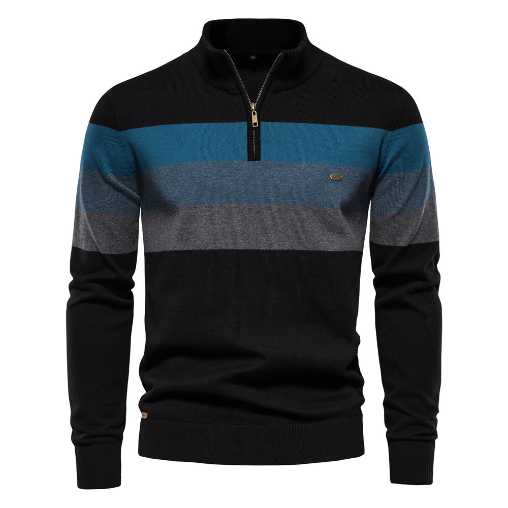 Finlay Cotton Half Zip Jumper
